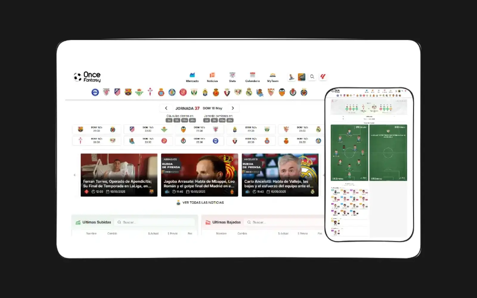 Once Fantasy - Sports Website Audit